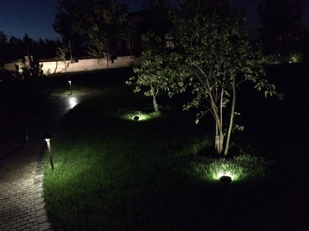 Рабочие будни ландшафтного светодизайнера - ландшафтное освещение