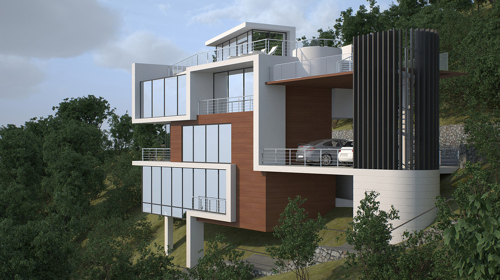 In the future, the garage can be redesigned into two-story