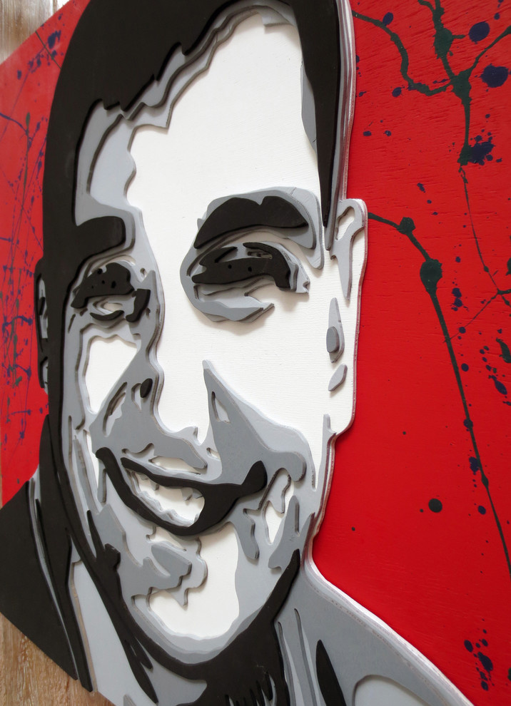 Портрет из дерева 60x60 см. (март 2017)