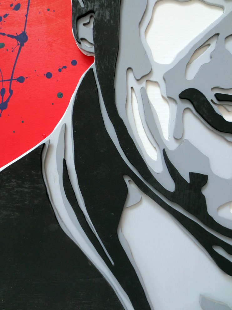 Портрет из дерева 60x60 см. (март 2017)