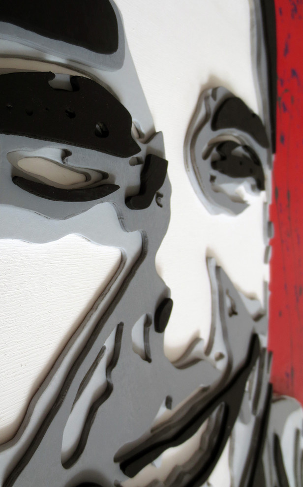 Портрет из дерева 60x60 см. (март 2017)