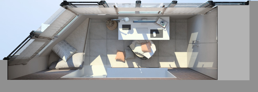 Уютный, балкон для работы, отдыха и хранения