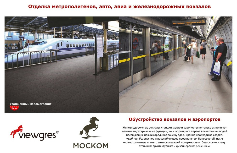 Применение керамогранита толщиной 20 мм