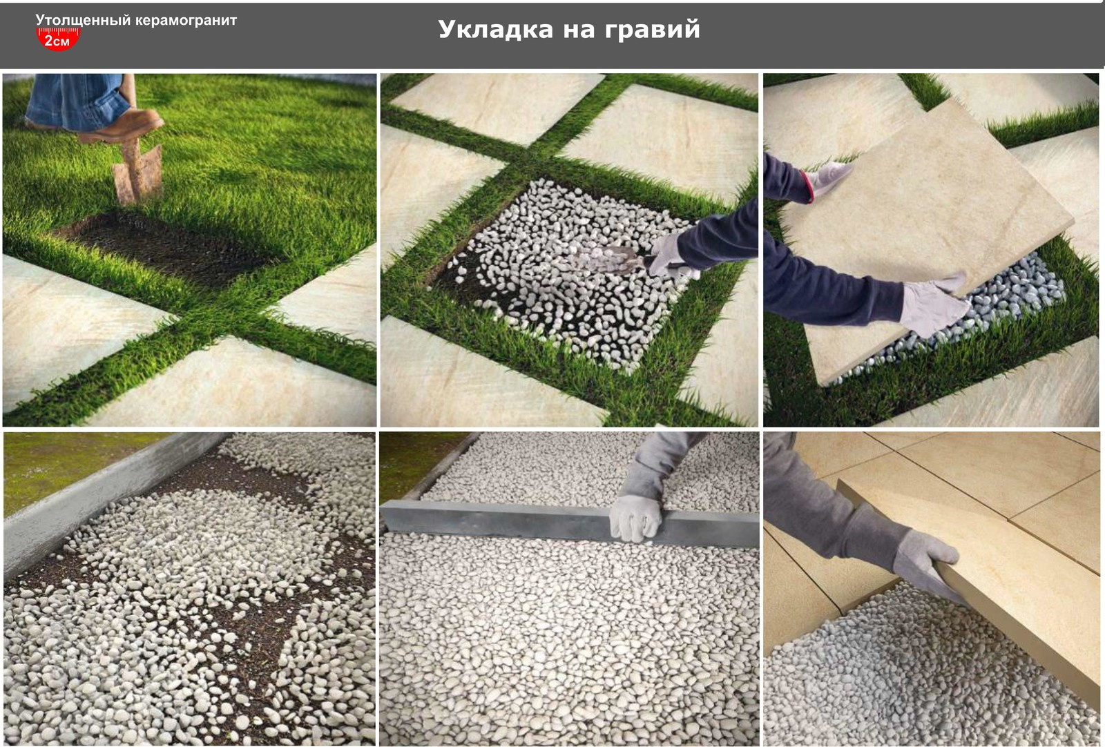 Применение керамогранита толщиной 20 мм