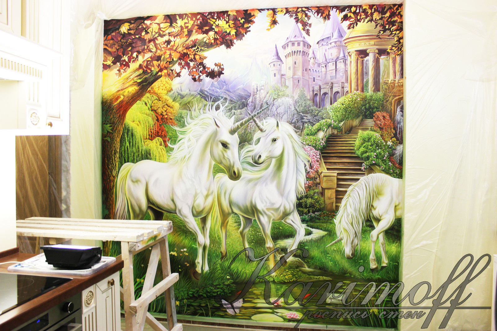 Обложка проекта: Роспись кухни