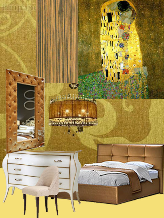 Коллаж спальни