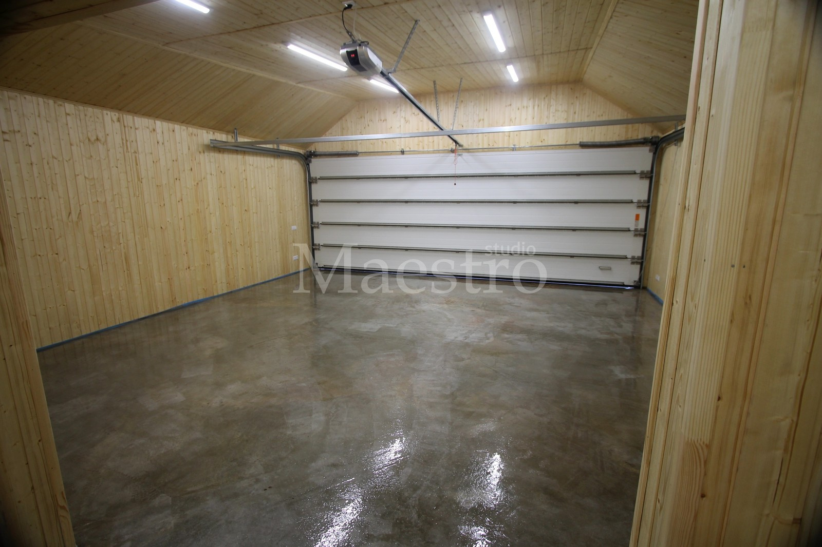 Гараж с наливным полом