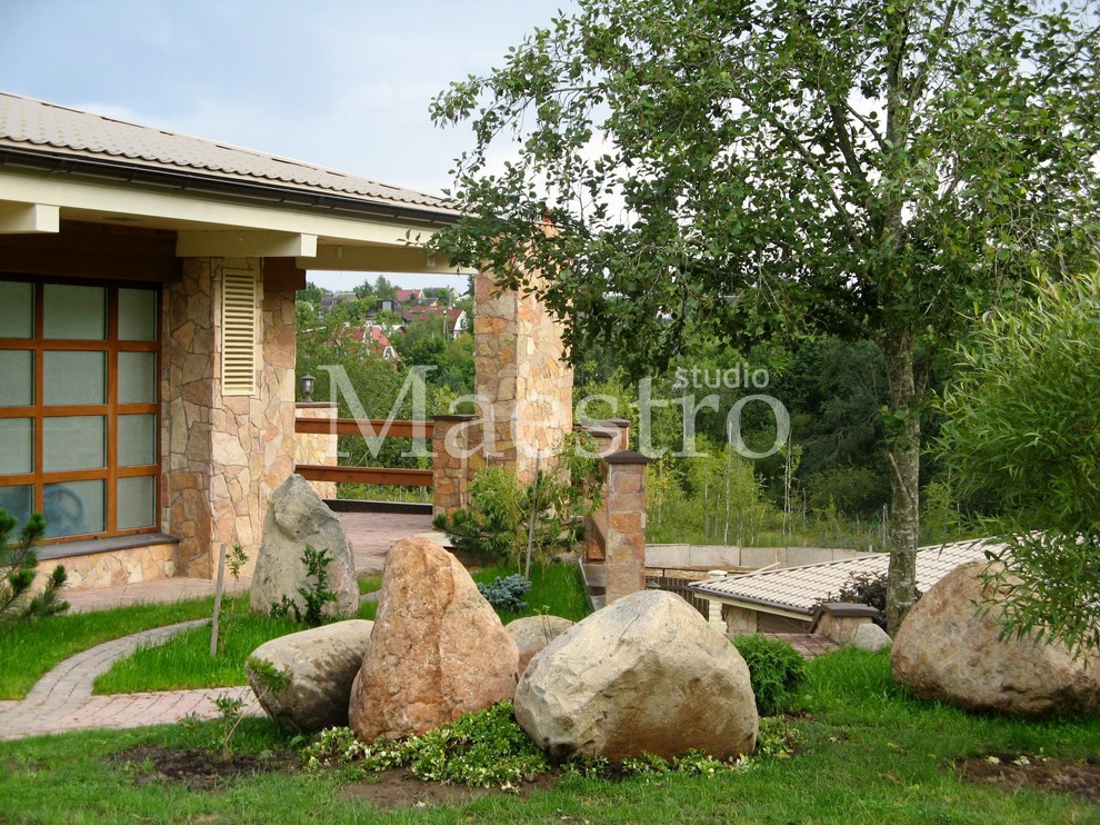 Декоративные группы из природного камня