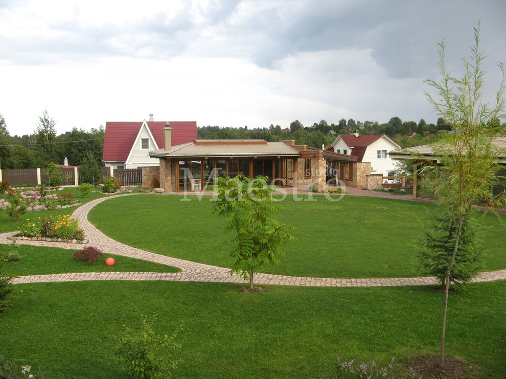 Верхний участок | Летняя кухня | Лужайка