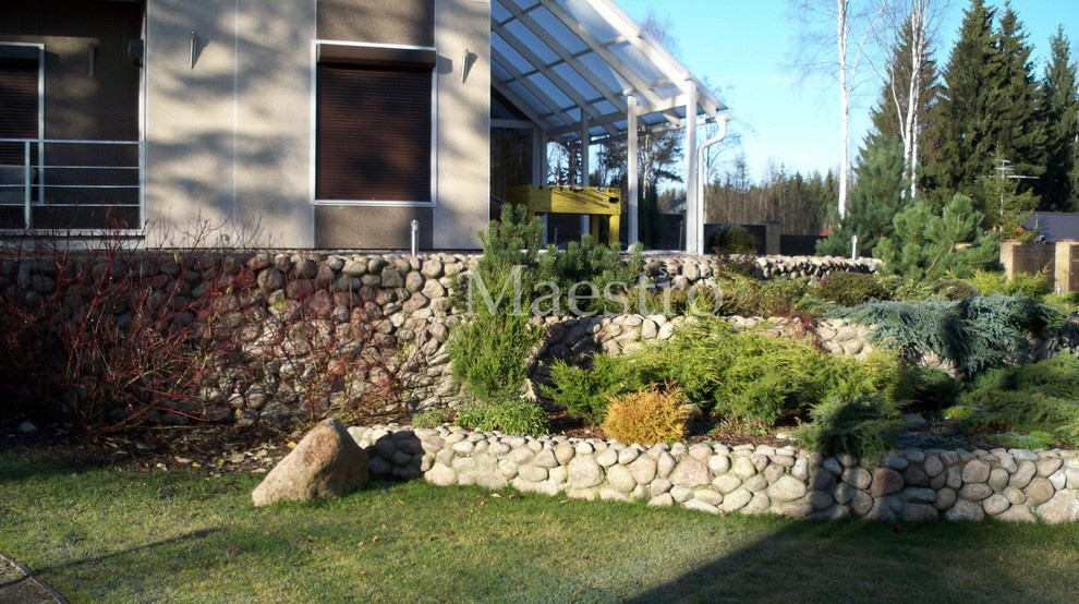 Подпорные стены террас | Посадки растений