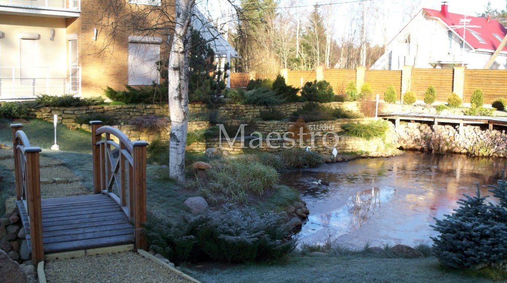 Мостик через ручей | Пруд | Террасы