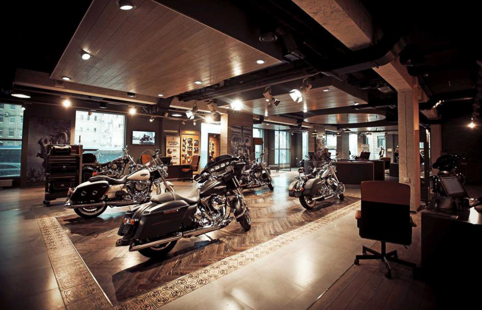 Обложка проекта: Салон Harley-Davidson