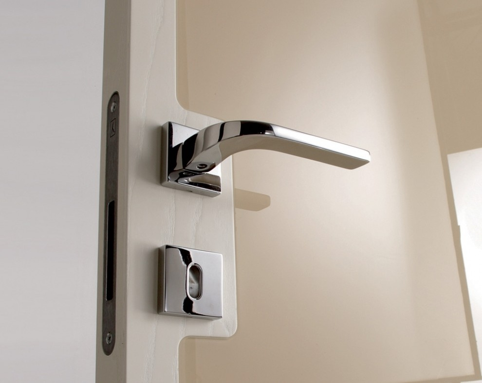 Алюминиевые двери покрытые шпоном