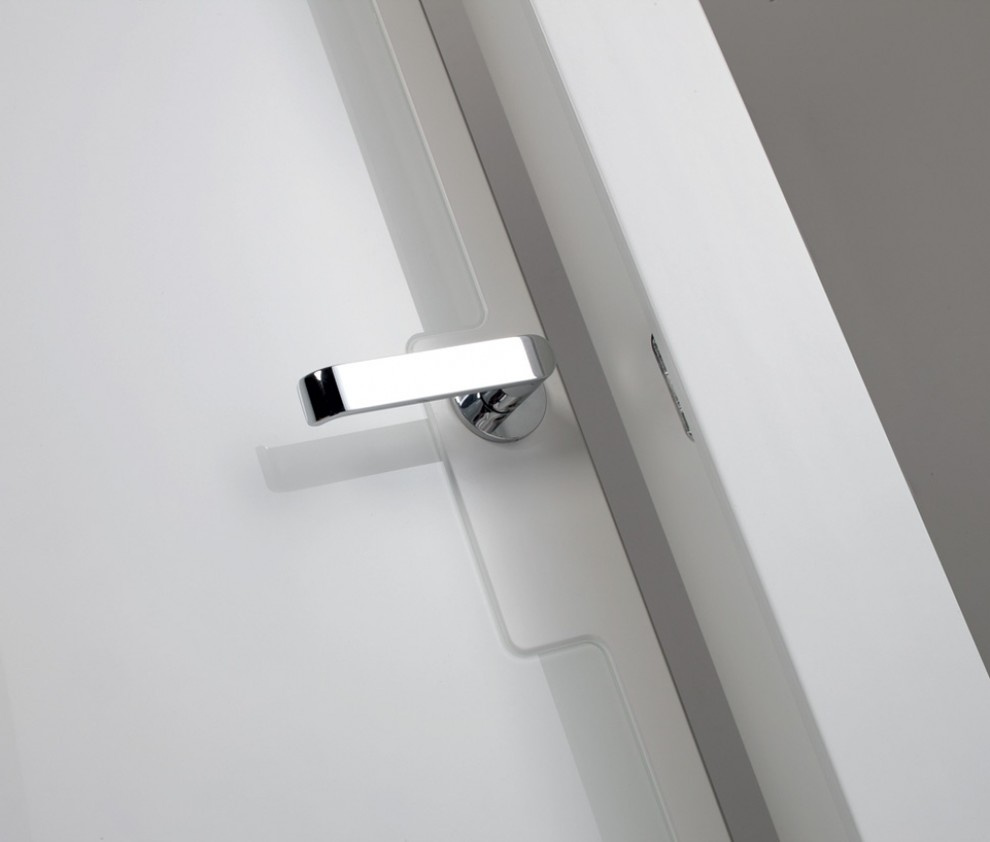 Алюминиевые двери покрытые шпоном