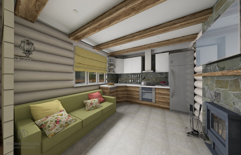 Загородный 2-этажный дом