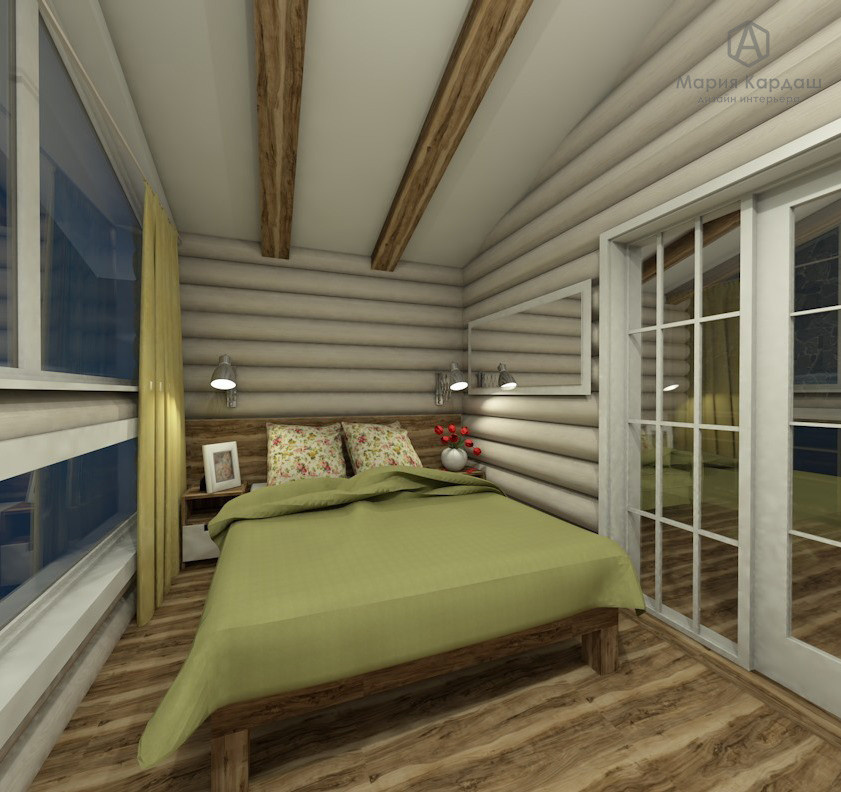 Загородный 2-этажный дом