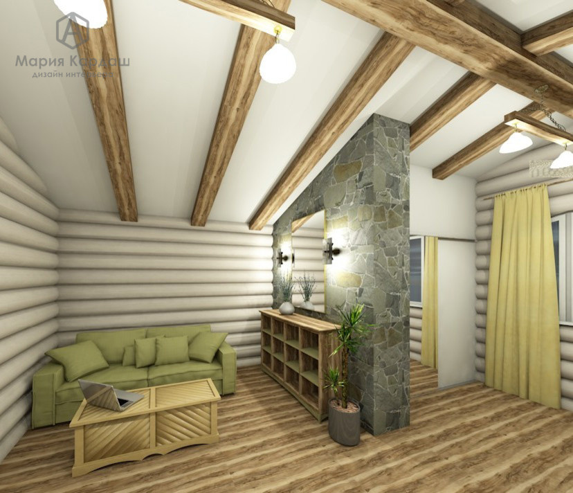 Загородный 2-этажный дом