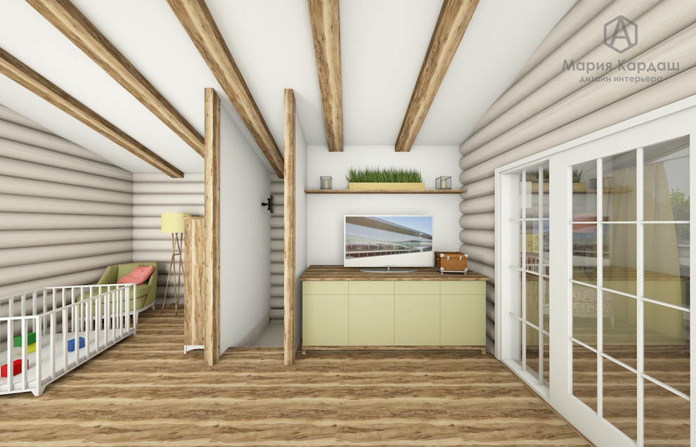 Загородный 2-этажный дом