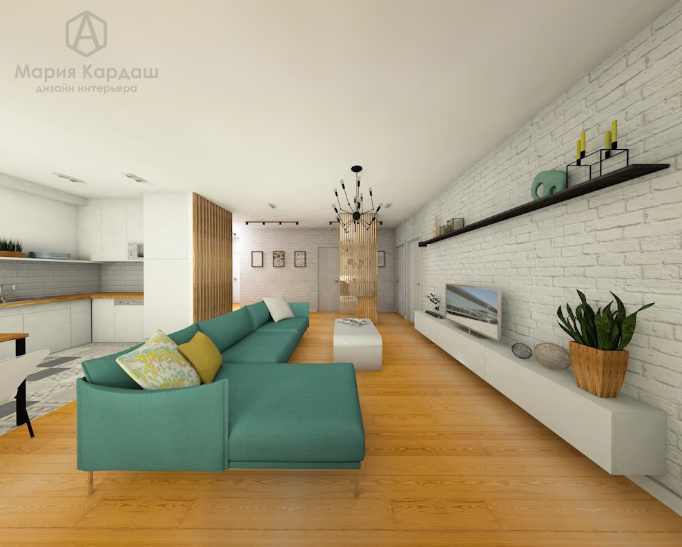 4-комнатная квартира в современном стиле