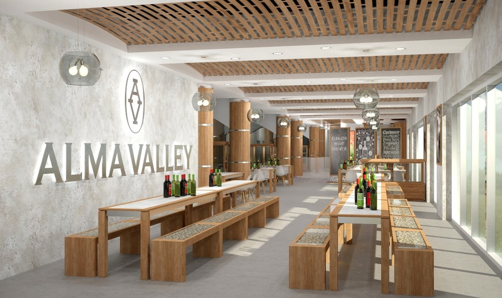 Дегустационный зал Alma Valley