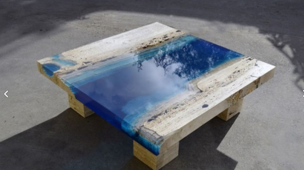 Обложка проекта: Идея столешницы из бетона и эпоксидки