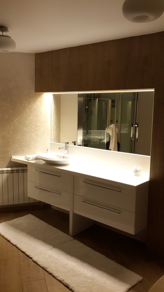 Тумба в ванную из искусственного камня