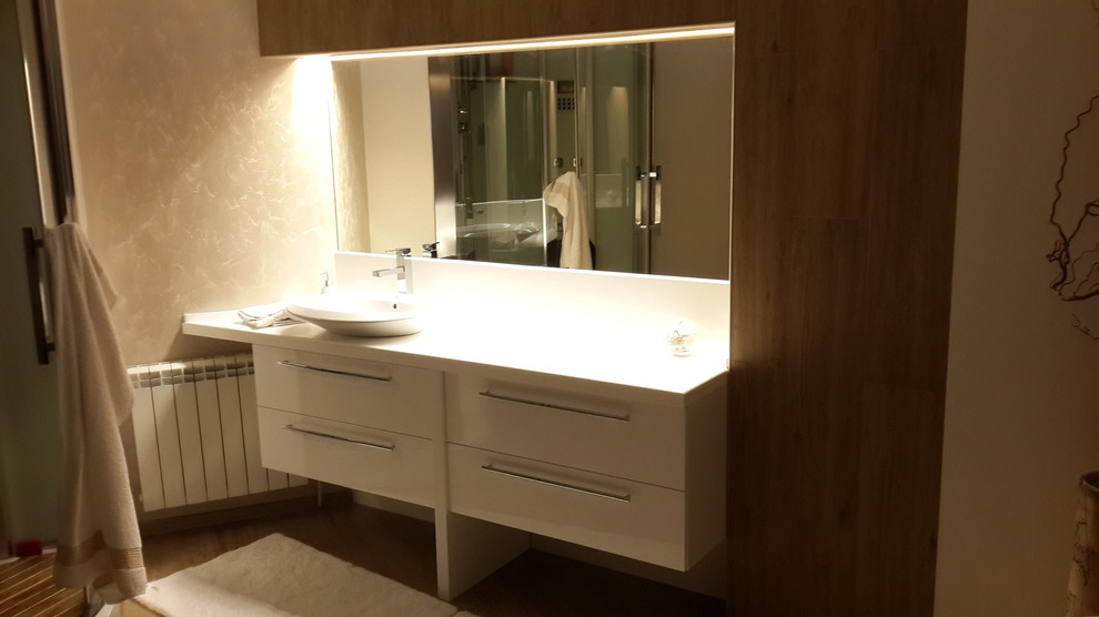 Тумба в ванную из искусственного камня