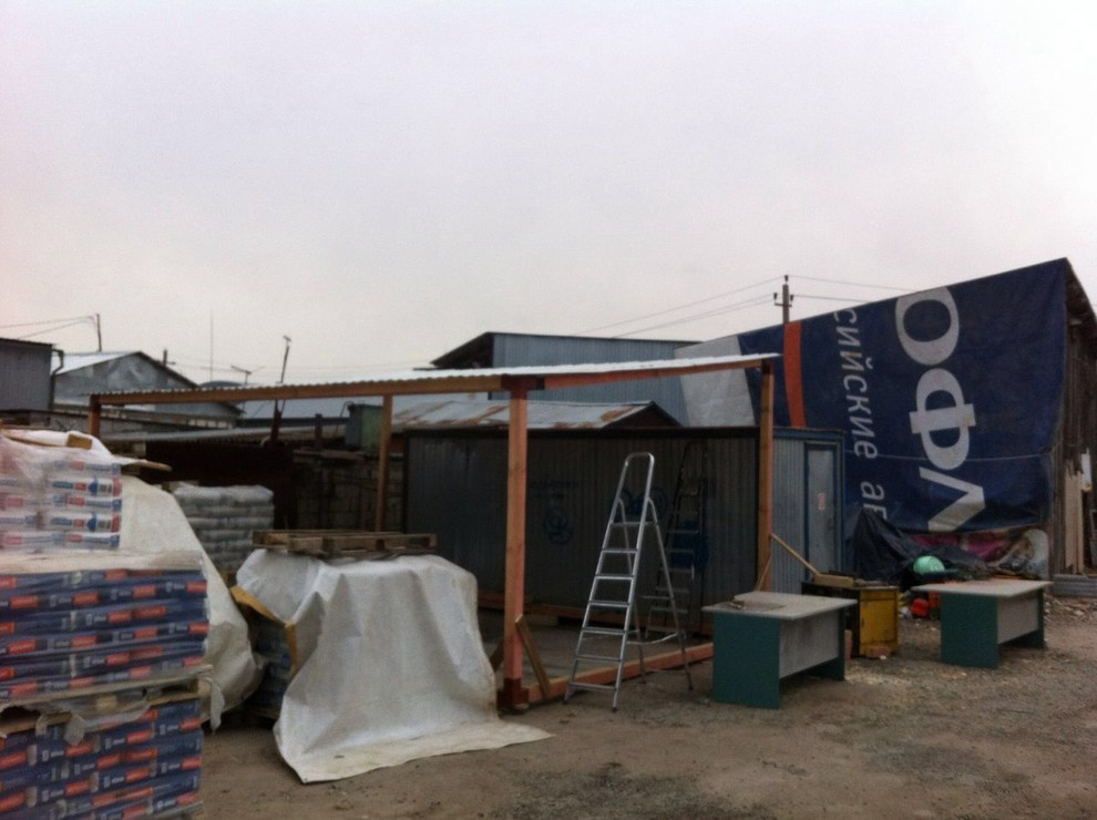 Крытый летний цех 30 м2.