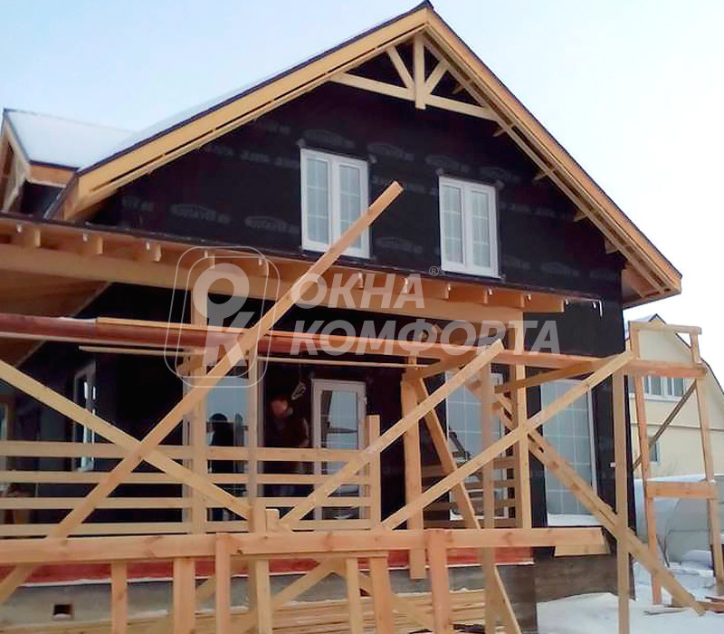 Остекление коттеджа