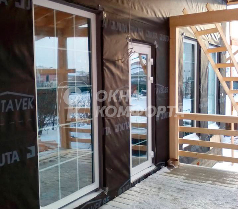 Остекление коттеджа