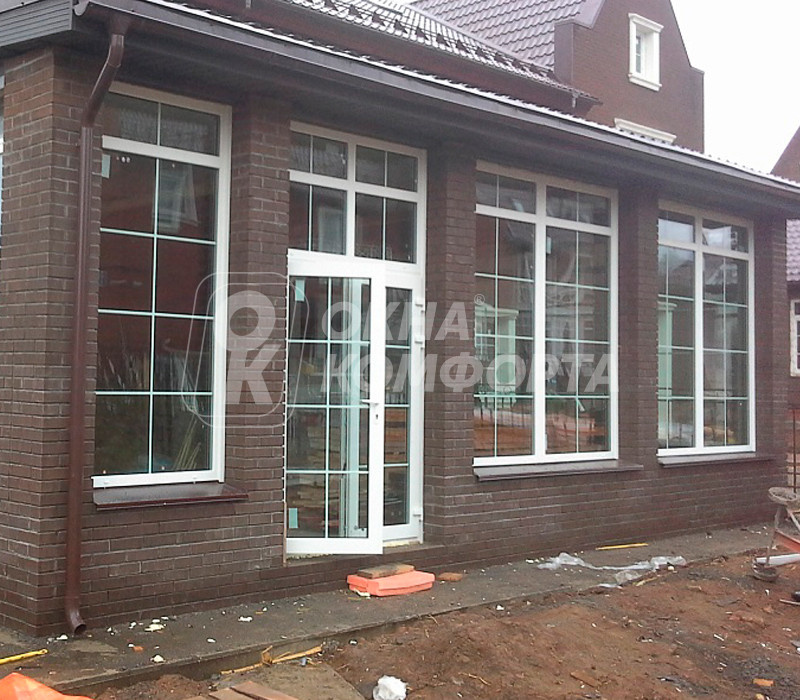 Остекление коттеджа