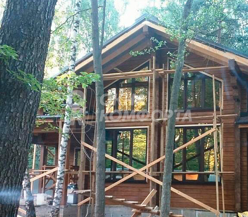 Остекление коттеджа