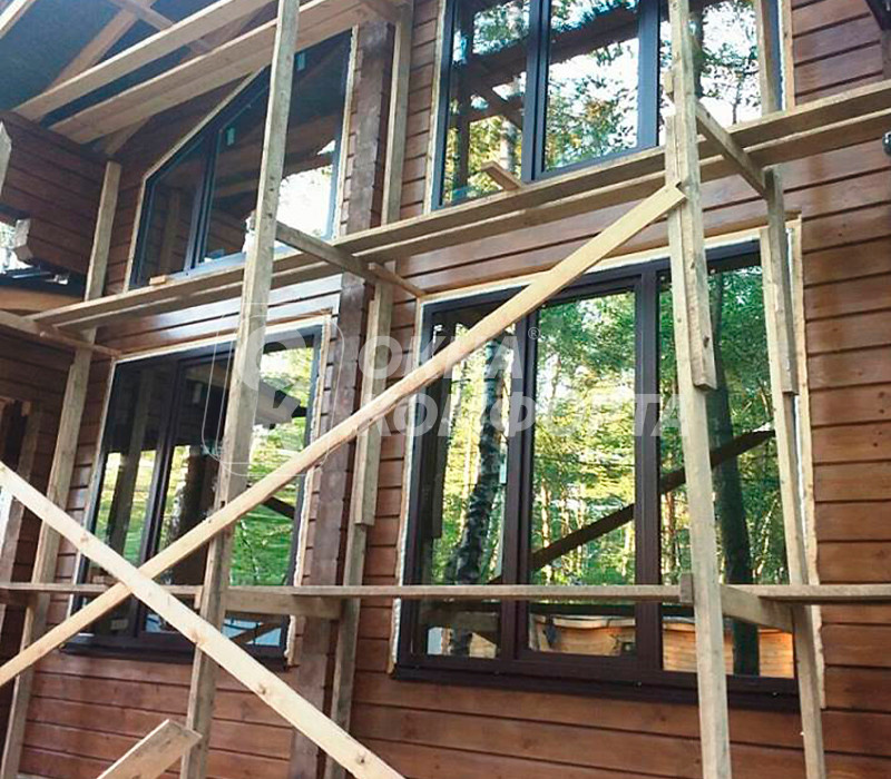 Остекление коттеджа