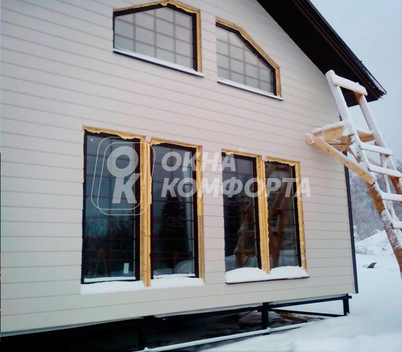 Остекление коттеджа
