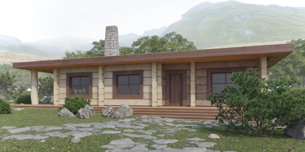 Дом из лафета кедра