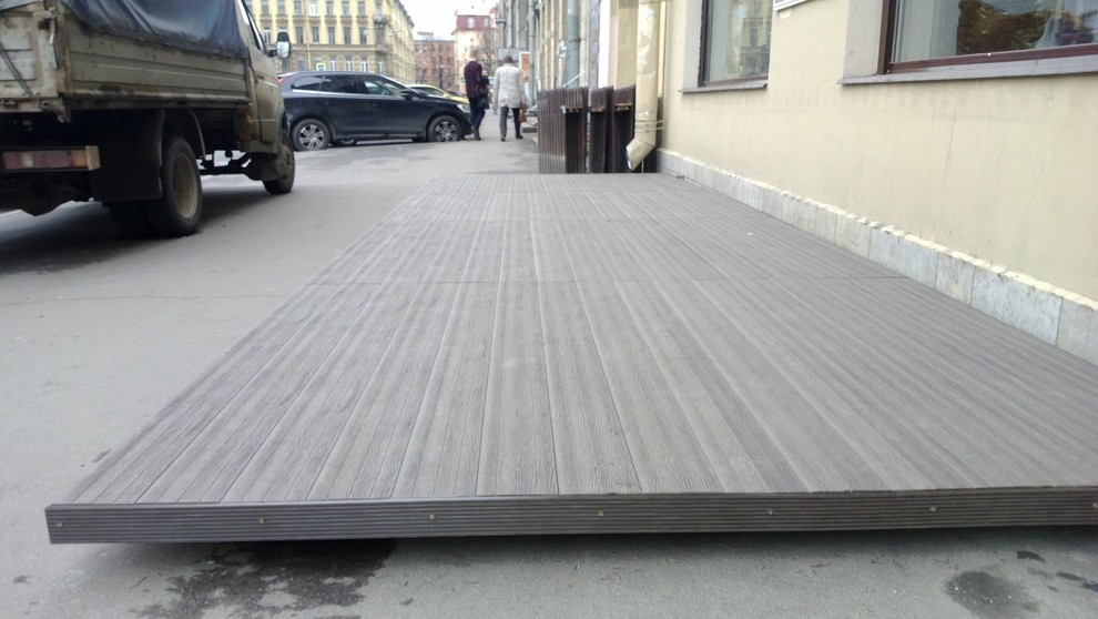 Разборная терраса кафе