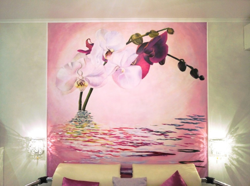 Обложка проекта: Роспись спальни "Орихидеи"
