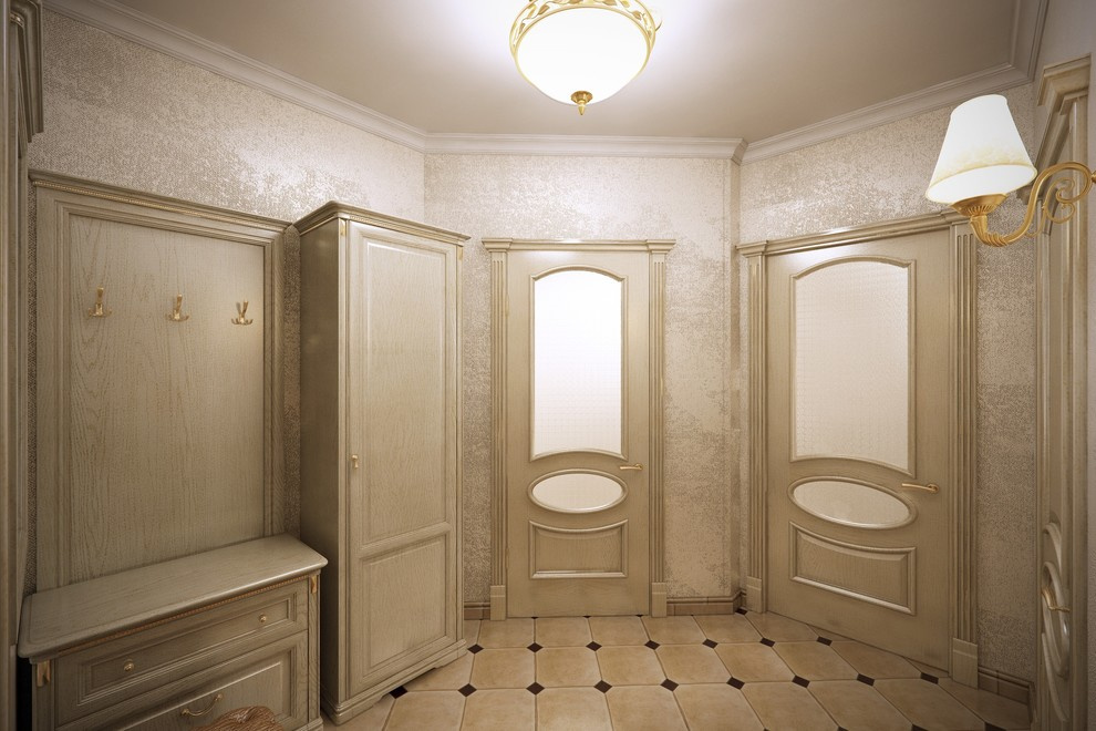 Дизайн однокомнатной квартире в классическом стиле на Крестовском острове.