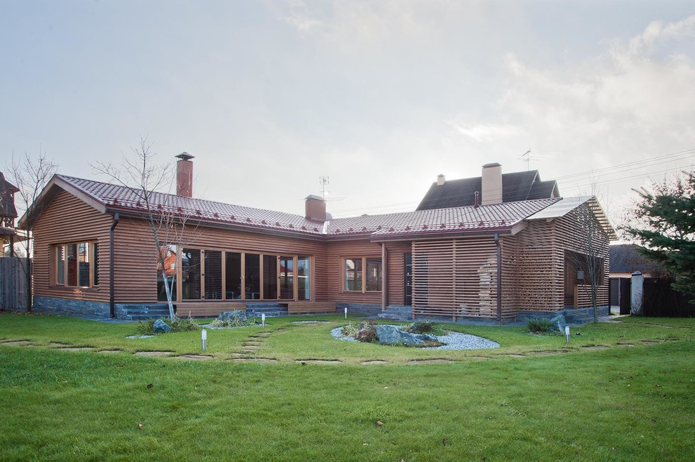 БАНЯ ПРИ ЗАГОРОДНОМ ДОМЕ, МОСКОВСКАЯ ОБЛАСТЬ, 160 м2