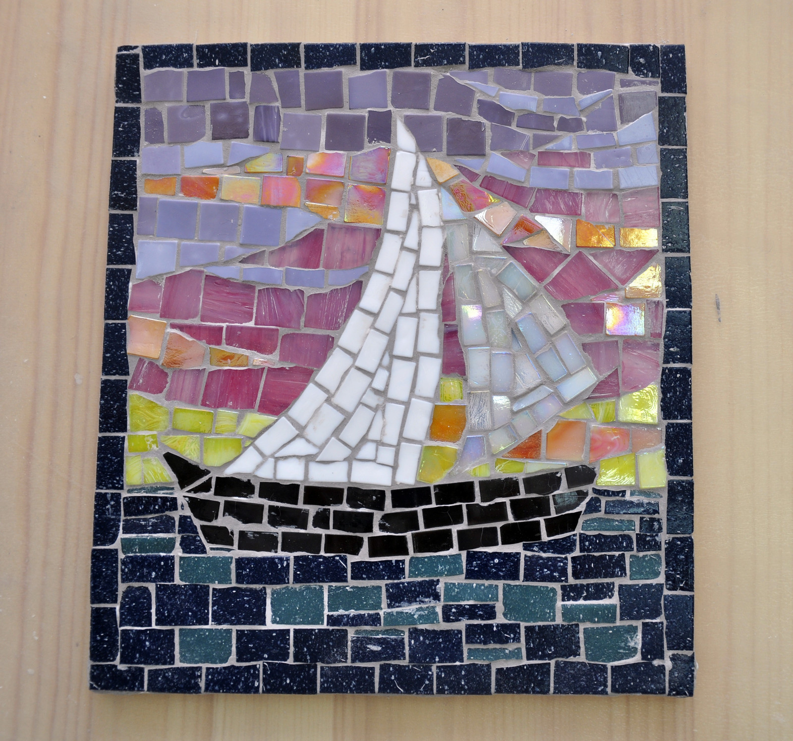 Мастер-класс "Мозаика из стеклянной плитки"