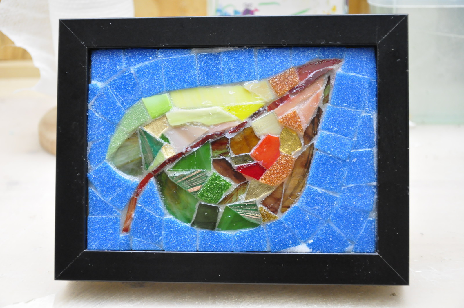 Мастер-класс "Мозаика из стеклянной плитки"