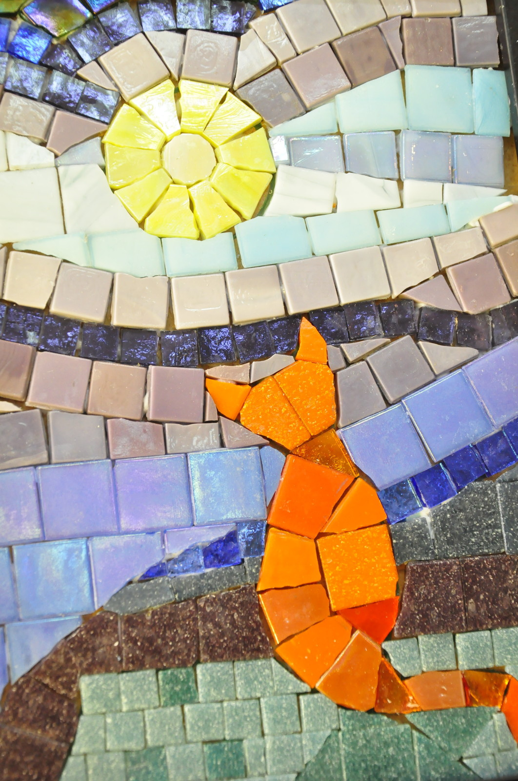 Мастер-класс "Мозаика из стеклянной плитки"