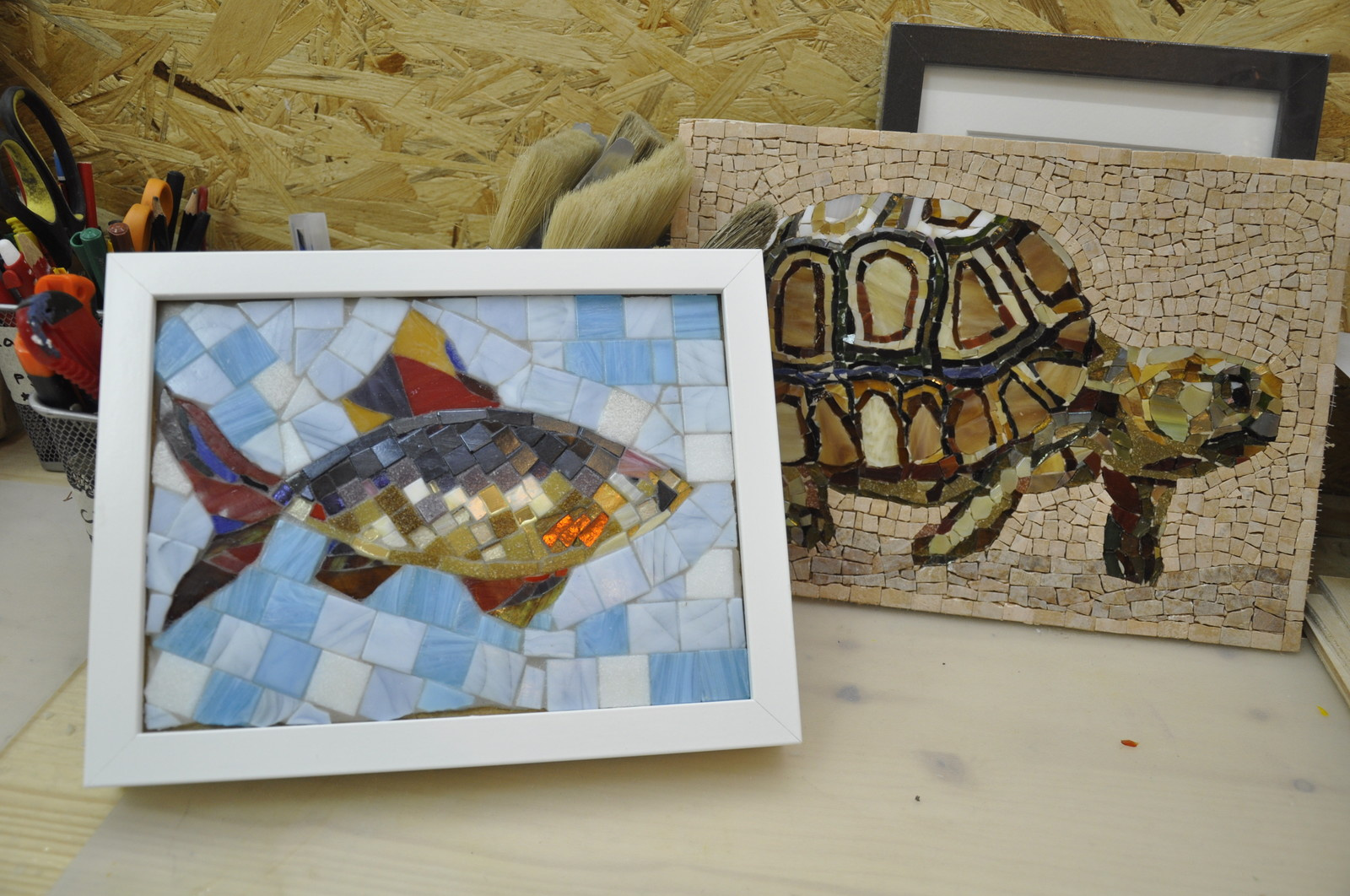 Мастер-класс "Мозаика из стеклянной плитки"