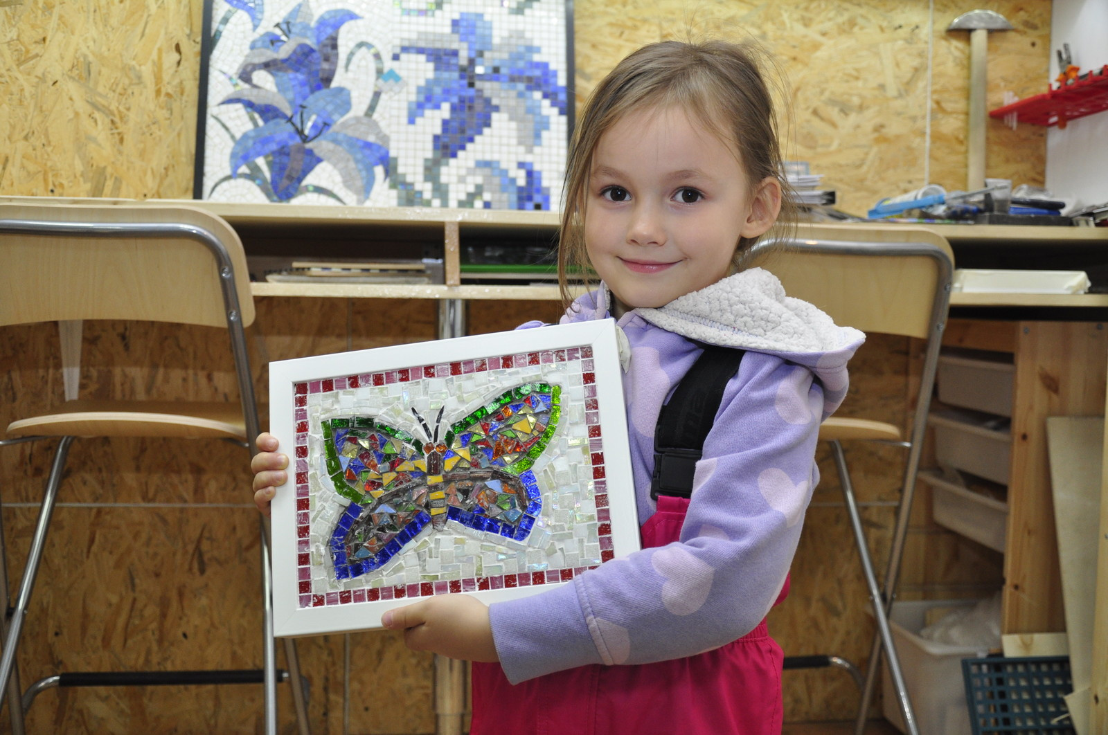 Мастер-класс "Мозаика из стеклянной плитки"