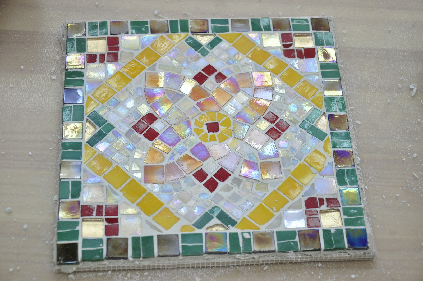 Мастер-класс "Мозаика из стеклянной плитки"