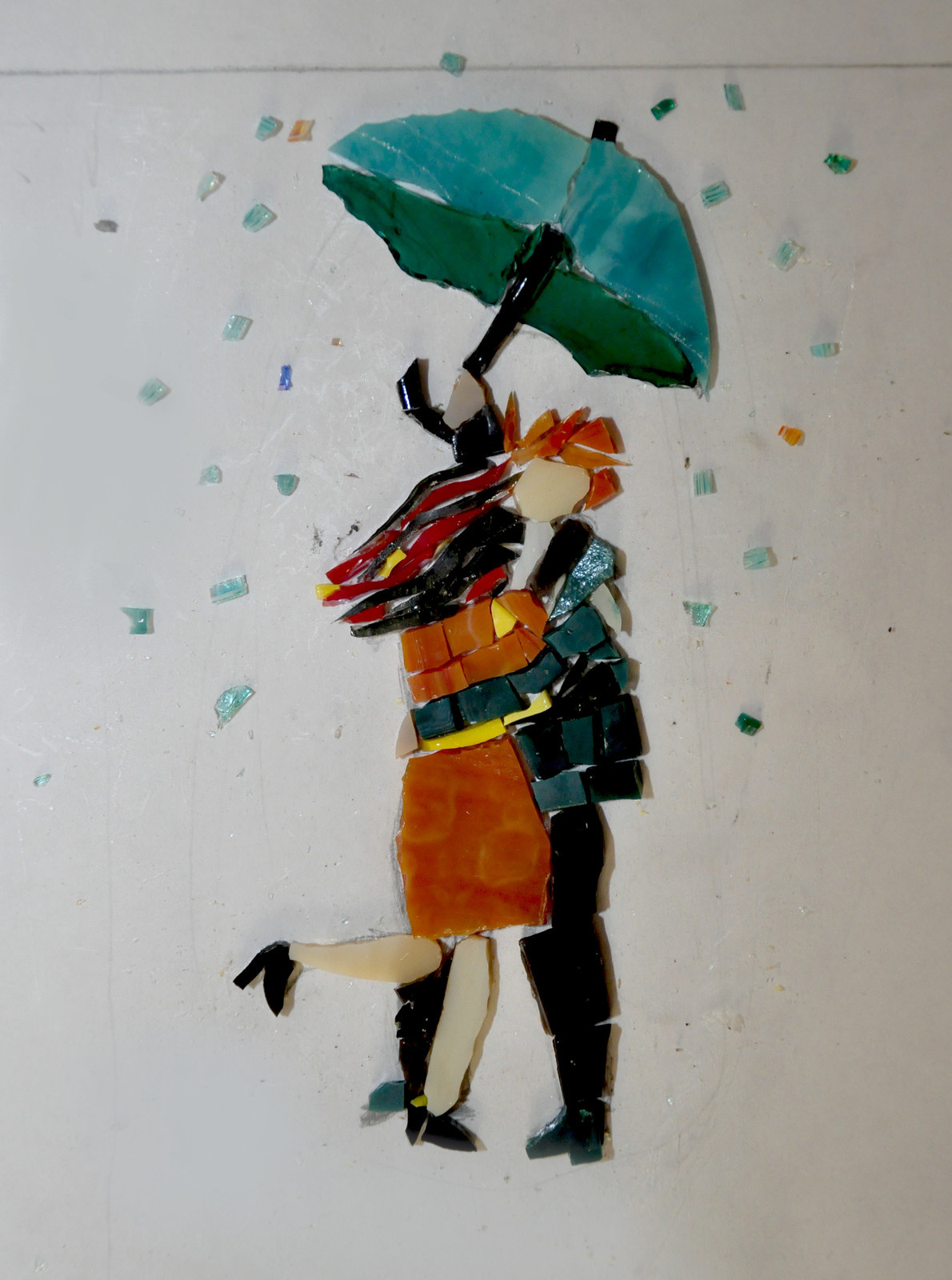 Мастер-класс "Мозаика из стеклянной плитки"