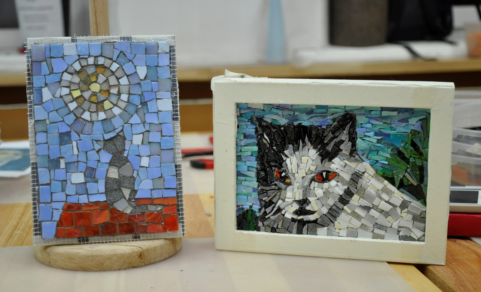 Мастер-класс "Мозаика из стеклянной плитки"