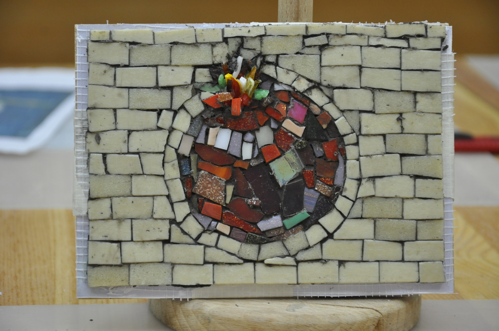 Мастер-класс "Мозаика из стеклянной плитки"