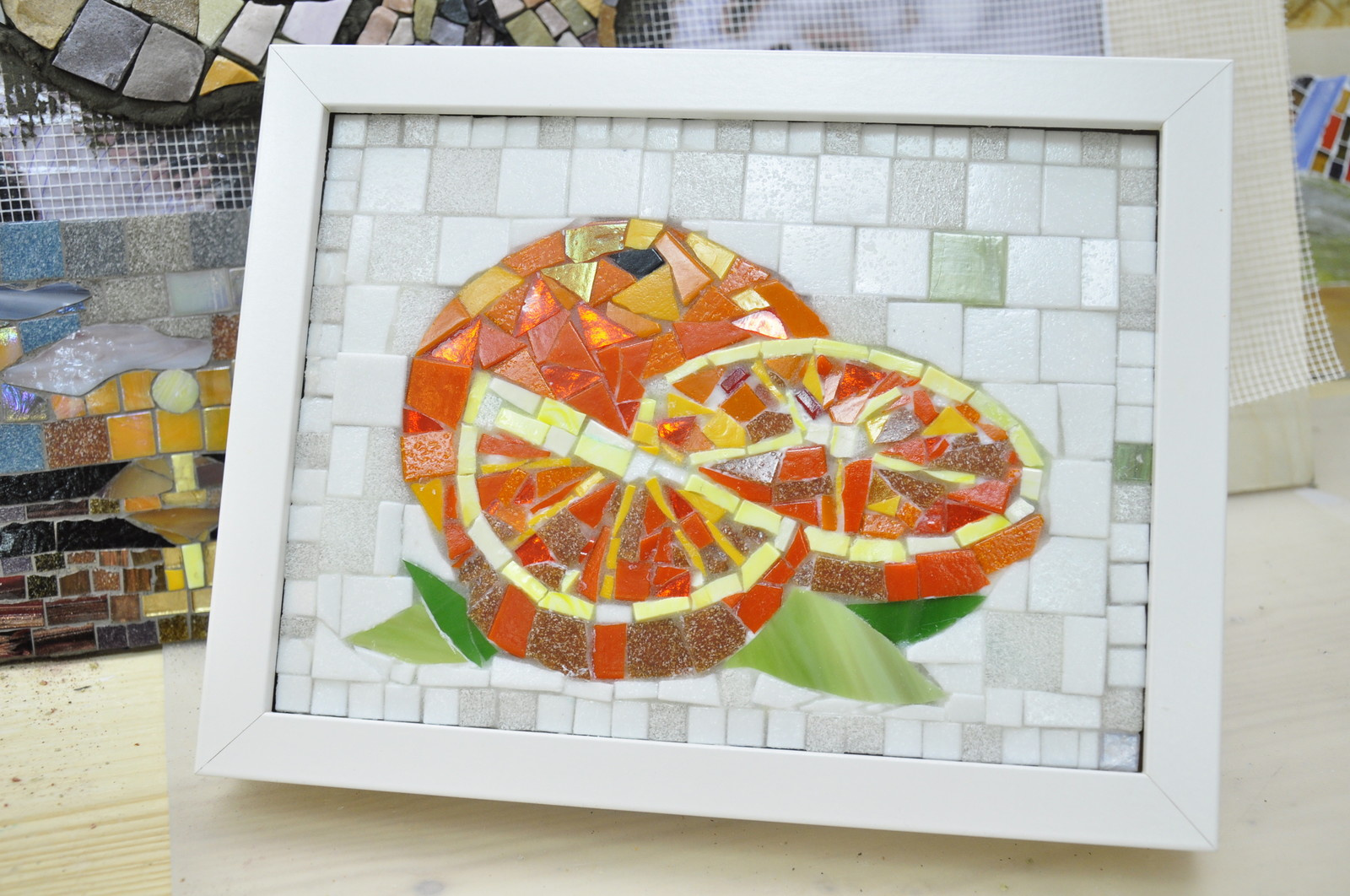 Мастер-класс "Мозаика из стеклянной плитки"