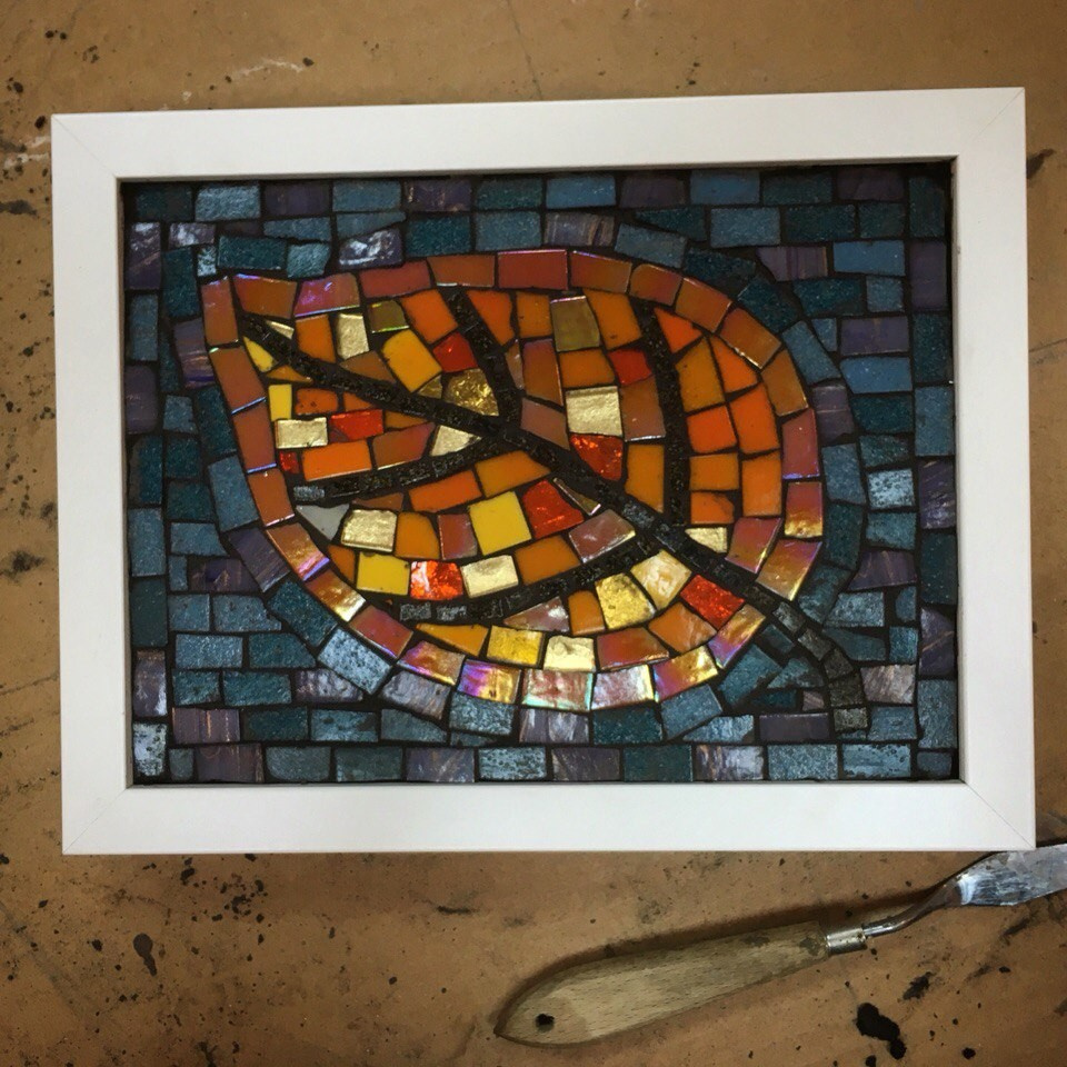 Обложка проекта: Мастер-класс "Мозаика из стеклянной плитки"